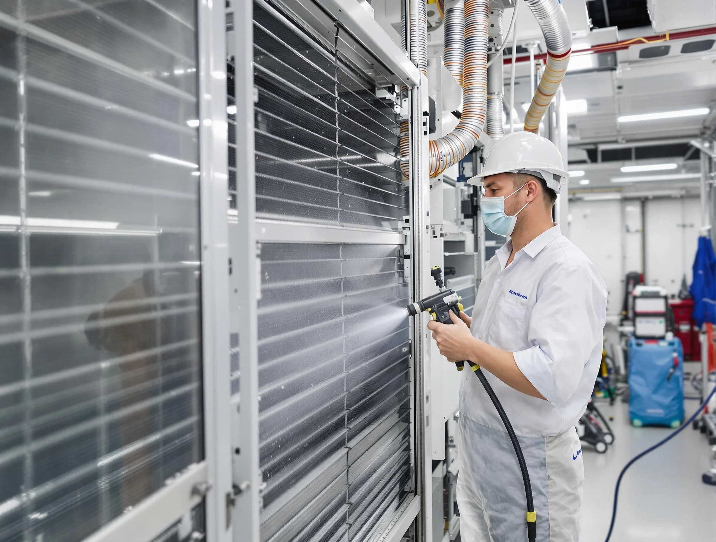 Professional AC coil cleaning by South Valley Air Duct Cleaning in South Valley