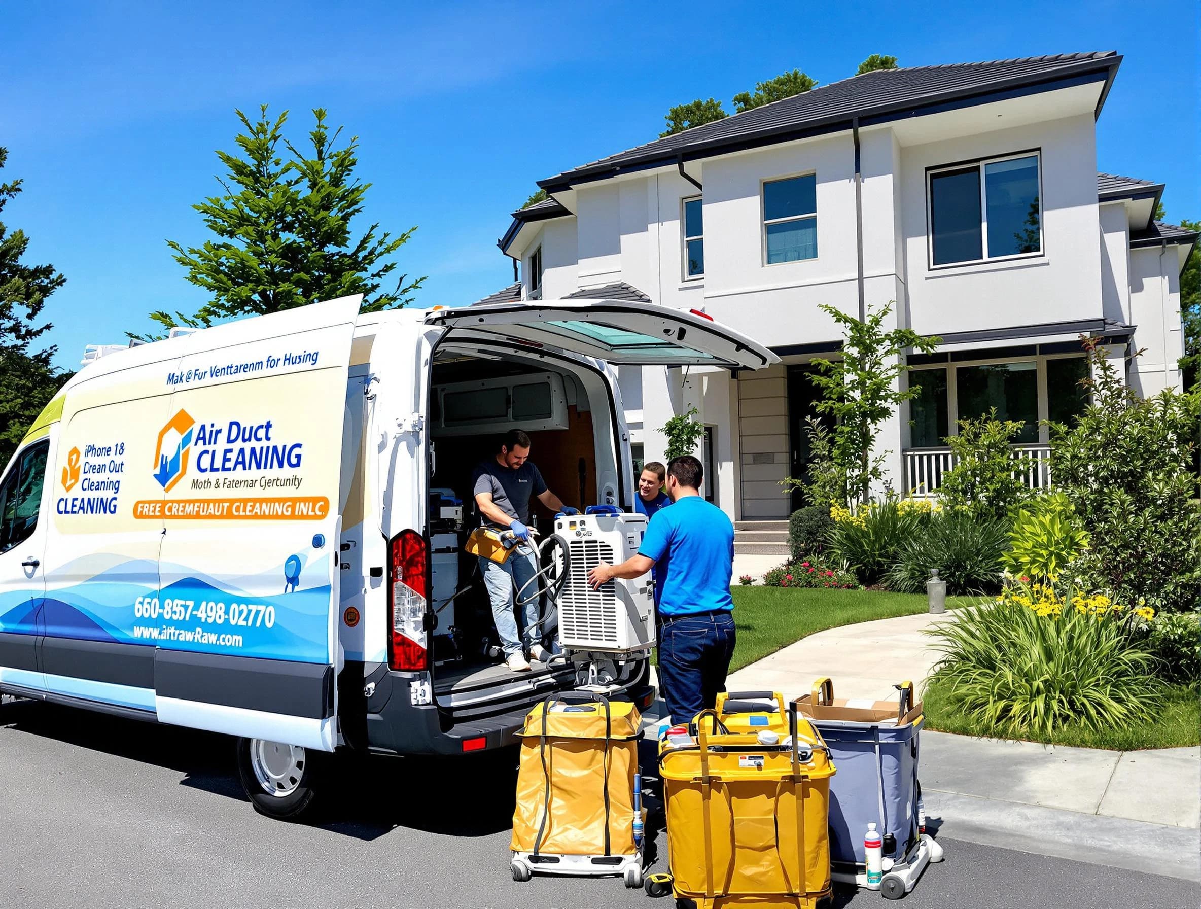 South Valley Air Duct Cleaning technician performing professional air duct cleaning in South Valley