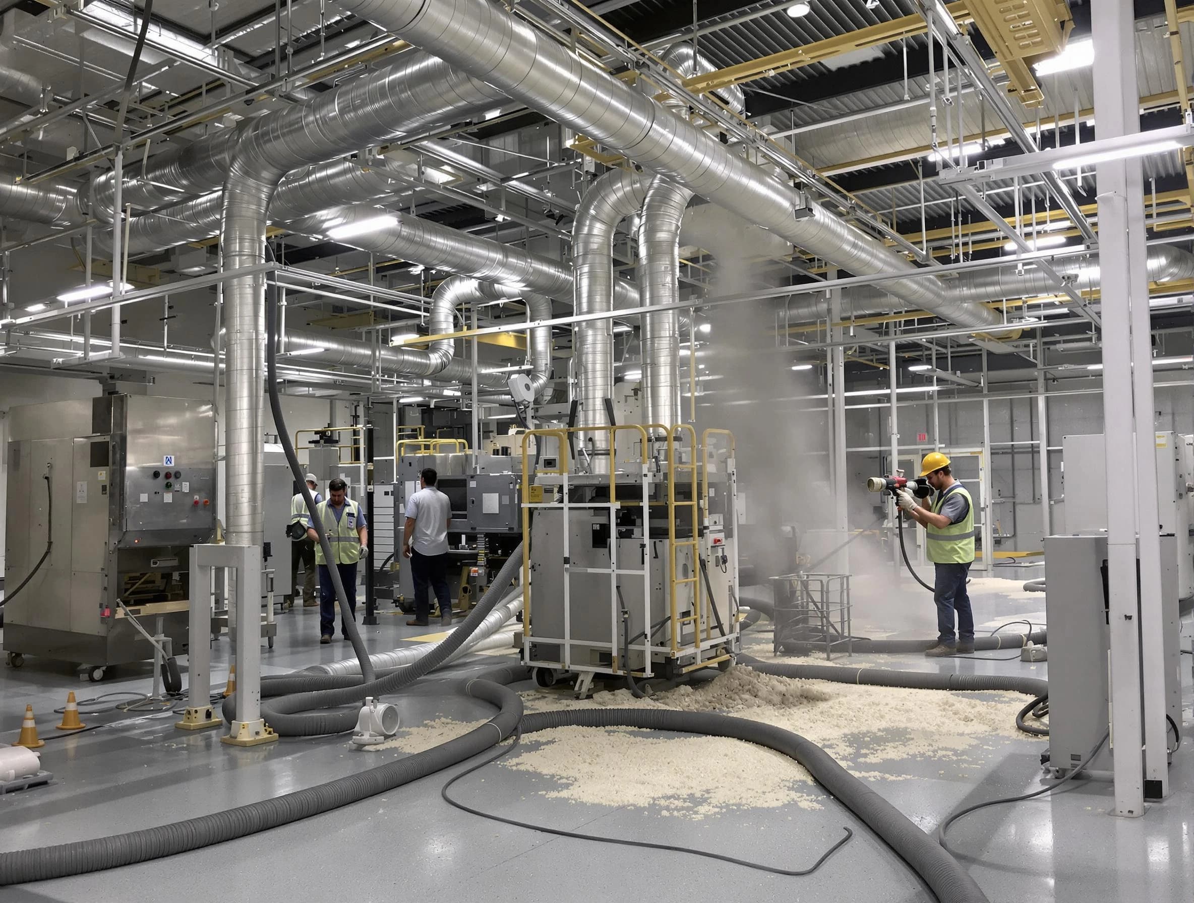 Heavy-duty industrial duct cleaning by South Valley Air Duct Cleaning in South Valley