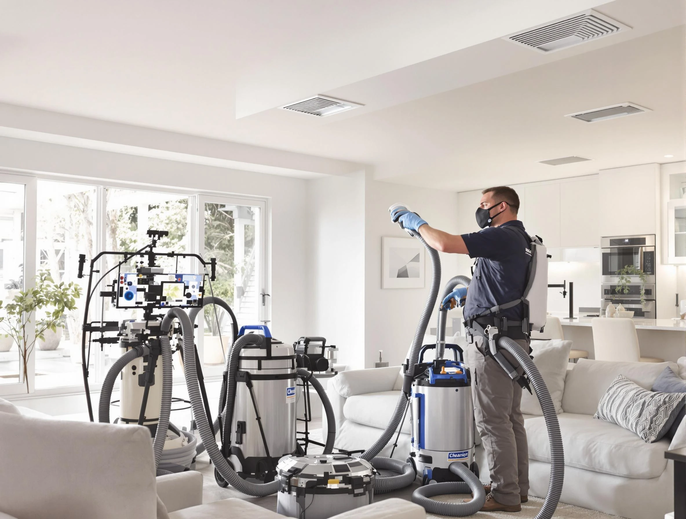 Professional AC duct cleaning by South Valley Air Duct Cleaning in South Valley