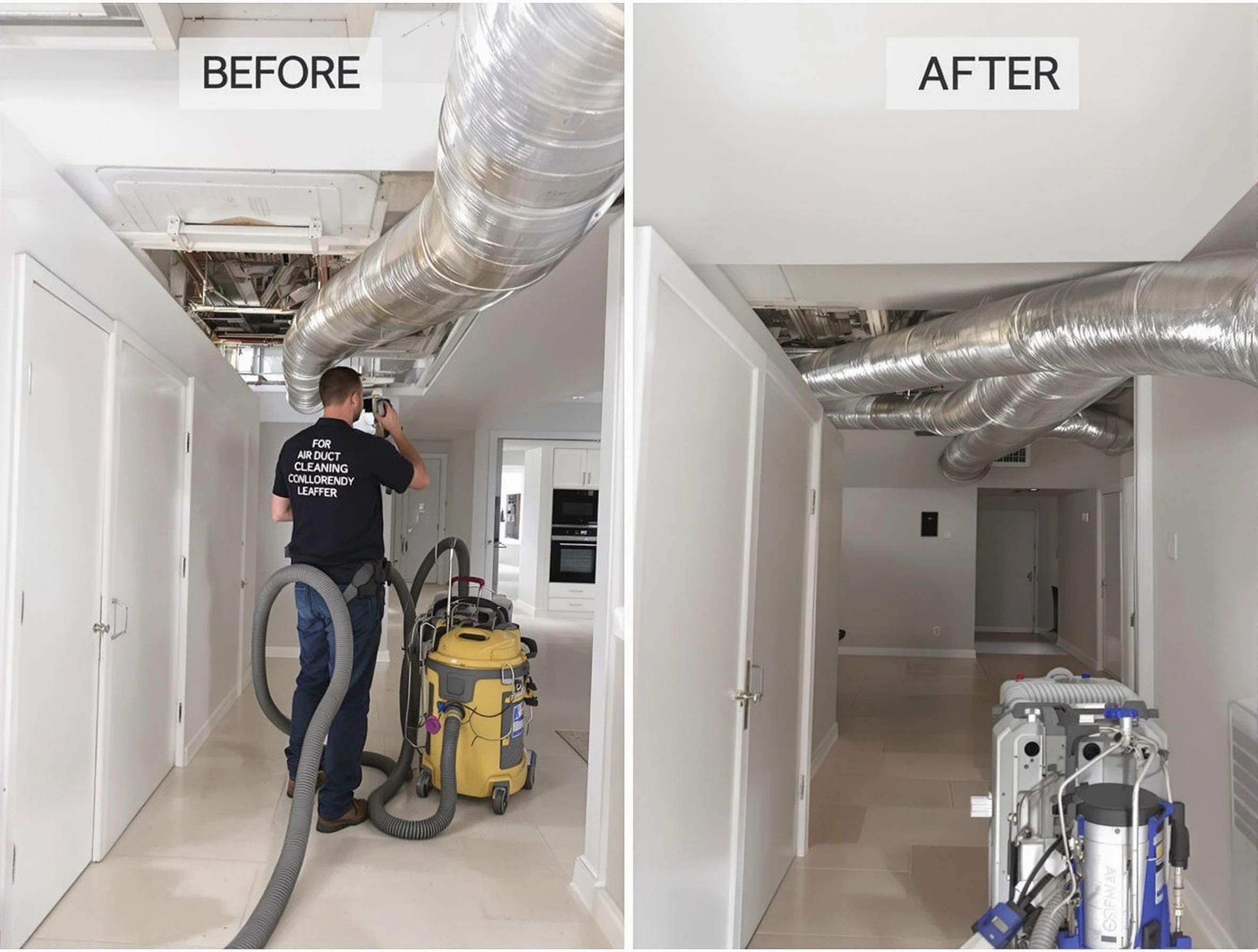 South Valley Air Duct Cleaning professional performing thorough air duct cleaning in South Valley