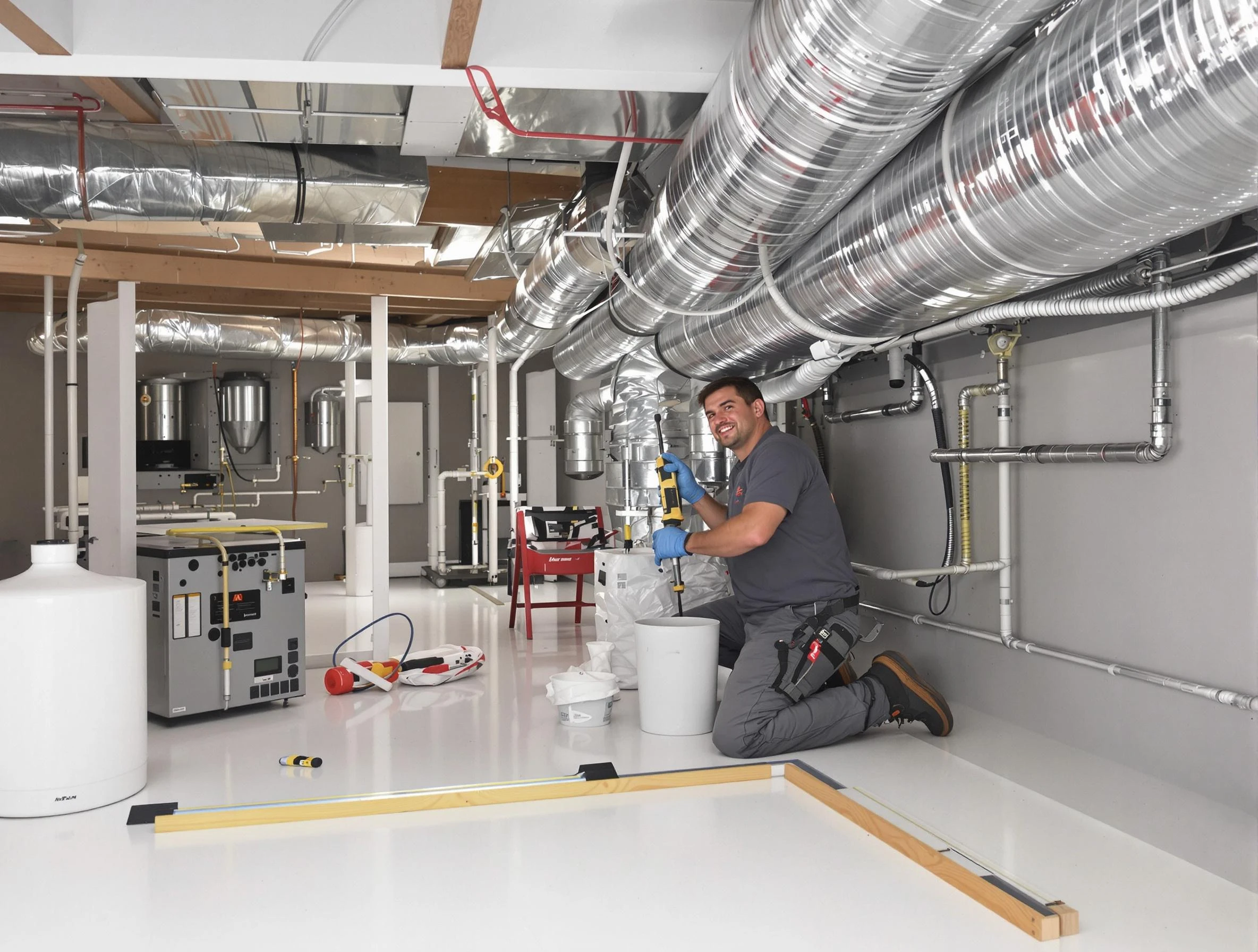 Professional duct sealing service by South Valley Air Duct Cleaning in South Valley