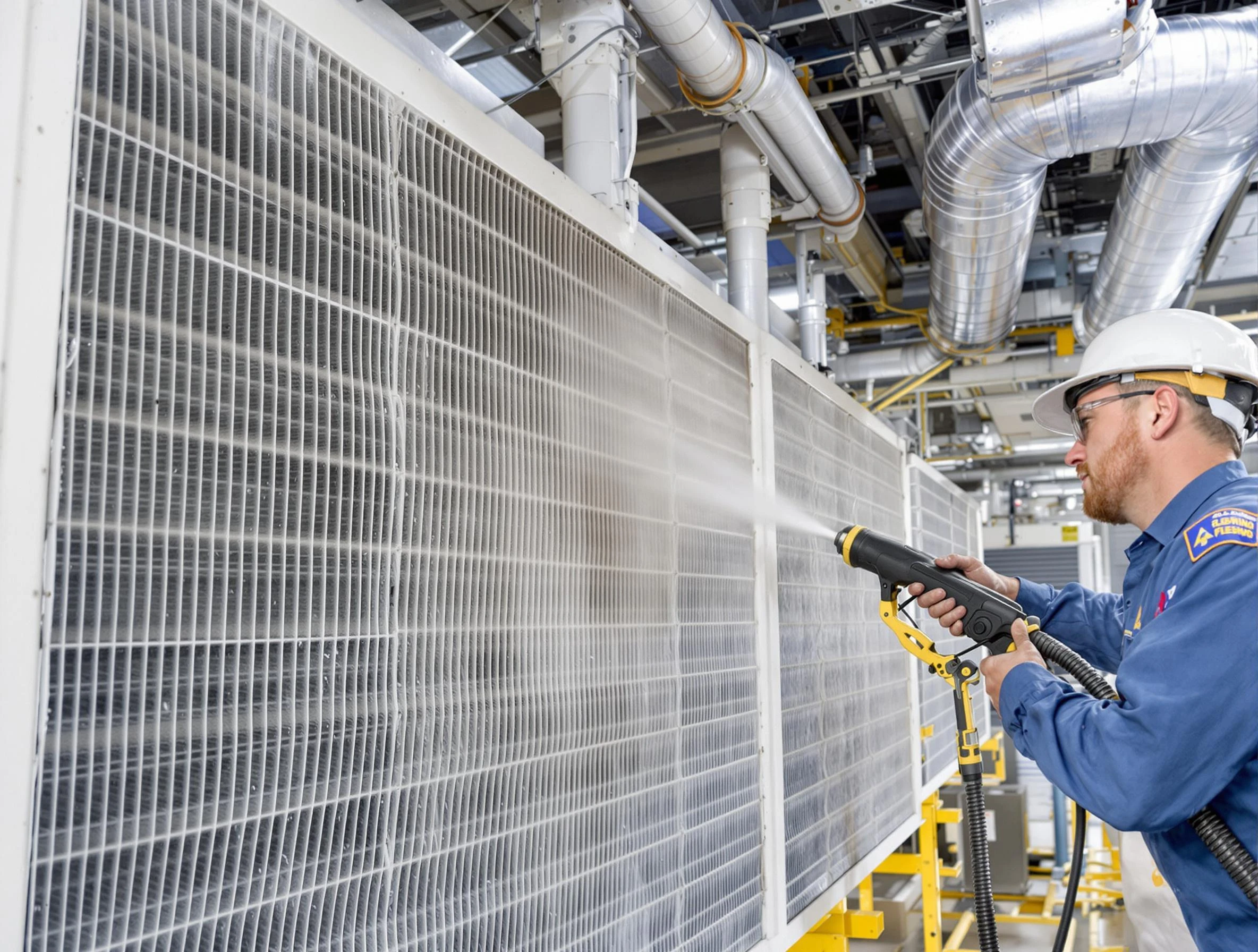 Professional commercial coil cleaning by South Valley Air Duct Cleaning in South Valley