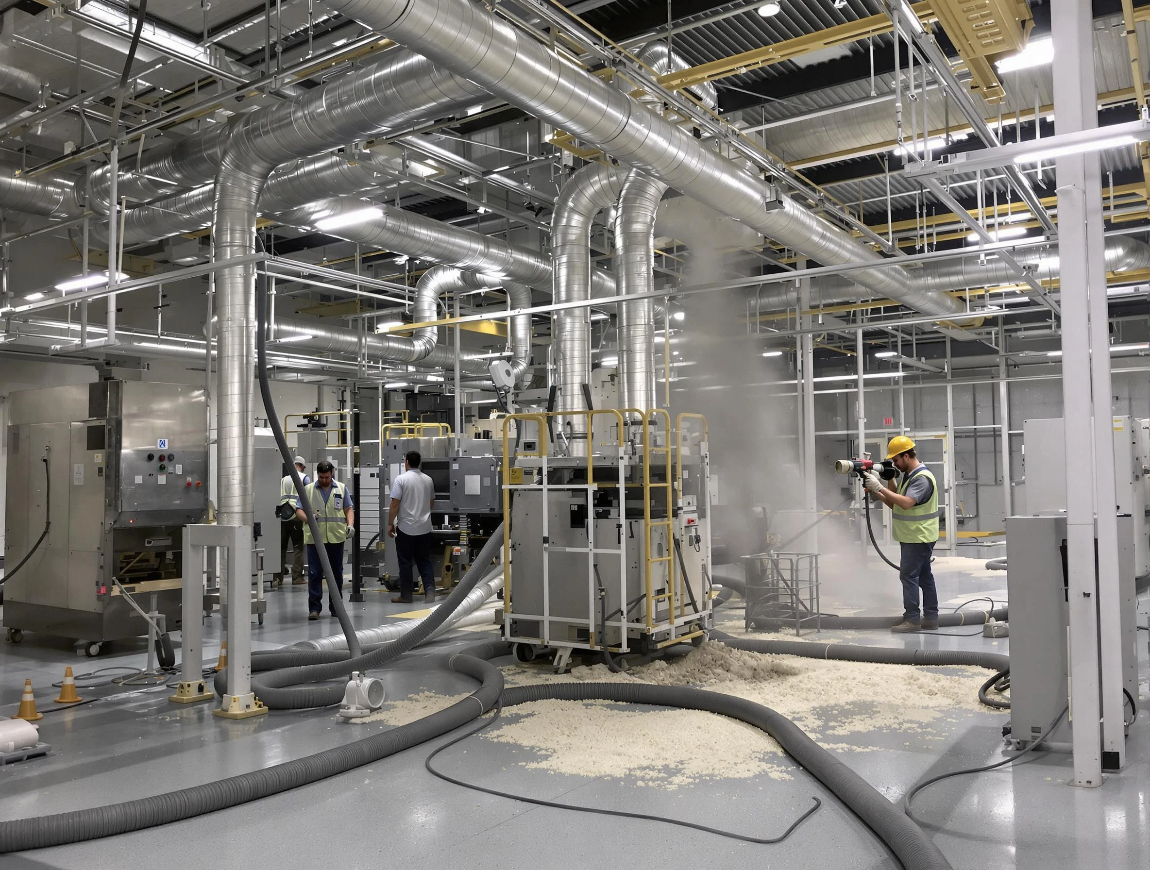 Heavy-duty industrial duct cleaning by South Valley Air Duct Cleaning in South Valley